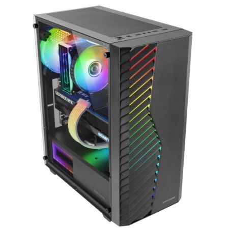 Mars Gaming MCVOLT Caja Gaming Semitorre ARGB Negra